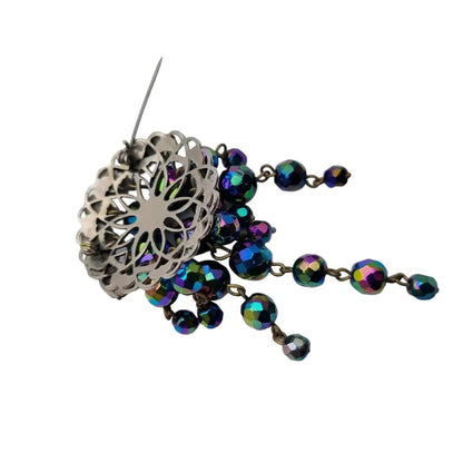 Broche cascada aurora boreal vintage bisutería broche lágrima regalos