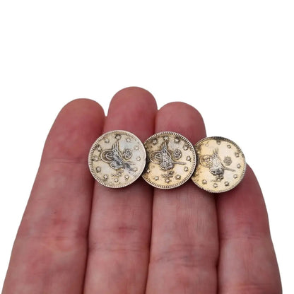 Joyas de monedas para mujer joyas plata broche vintage