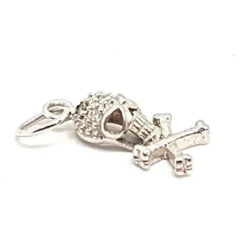 Dije de calavera plata colgante joyería