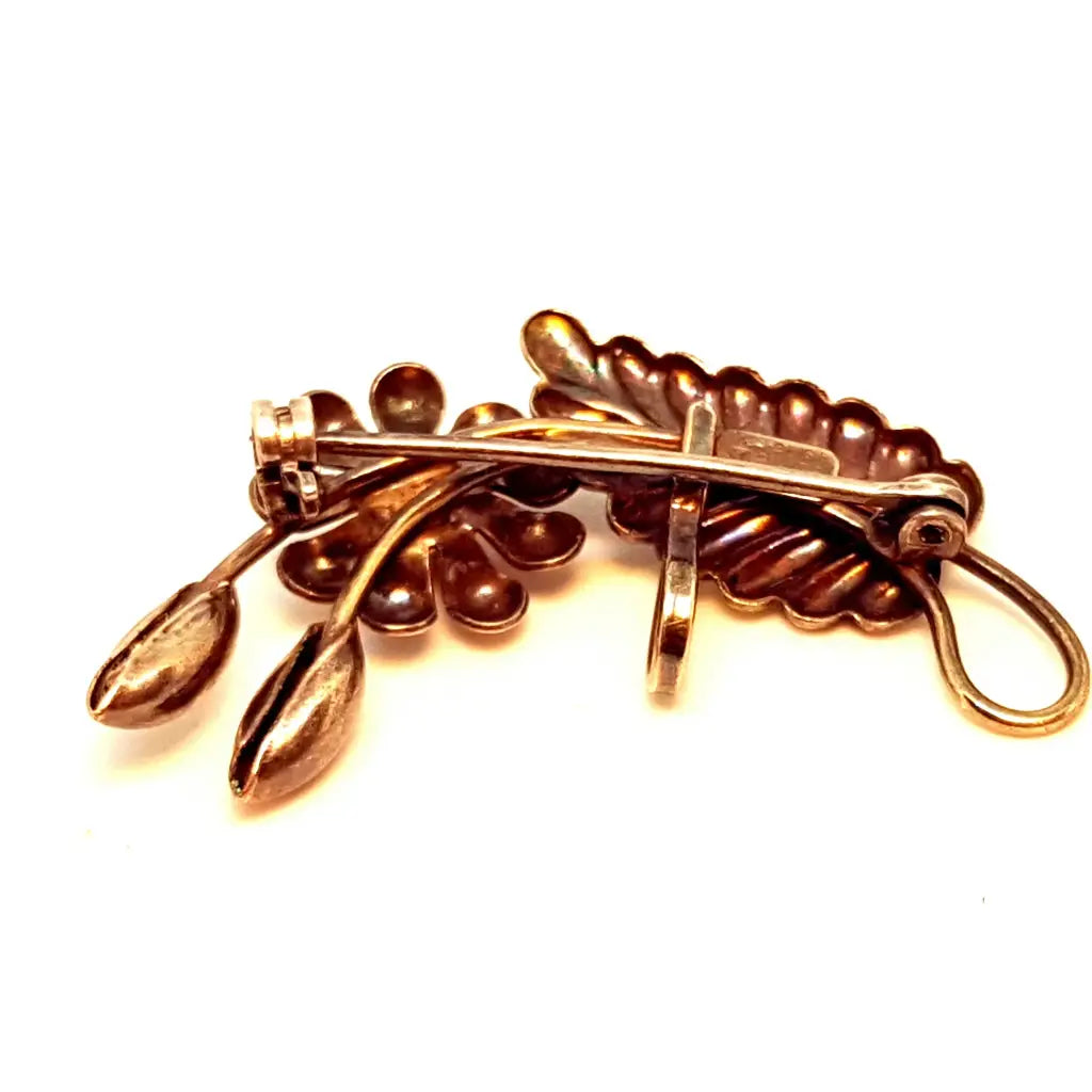 Ramo de broche plata para mujer broches ramo colgante pin