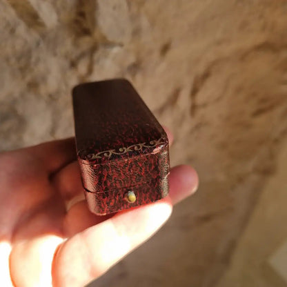 Pin de palo arpa vintage pasador oro tapa metal dorado