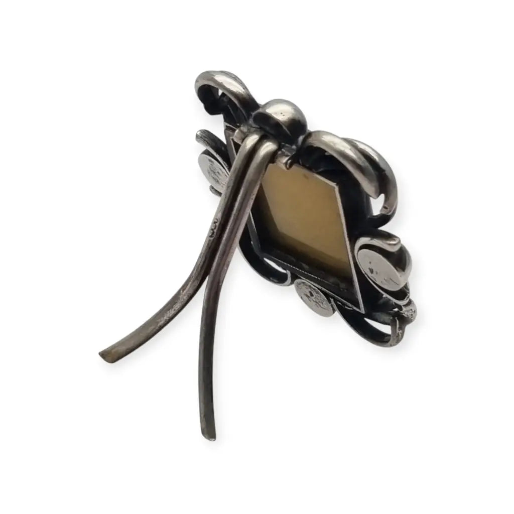 Marco de viaje en plata con imagen San Antonio Padua y Niño Jesús