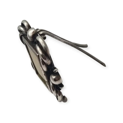 Marco de viaje en plata con imagen San Antonio Padua y Niño Jesús