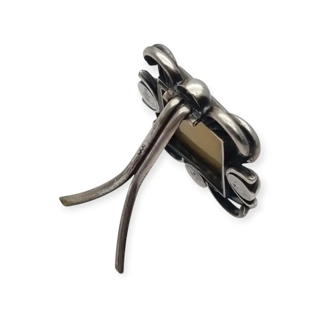 Marco de viaje en plata con imagen San Antonio Padua y Niño Jesús