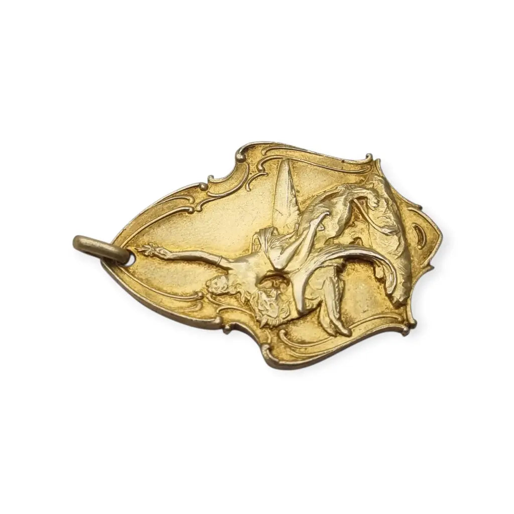 Medalla antigua plata dorada 1931 Coupe de Namur Bélgica Firmada H. Gérard,Art