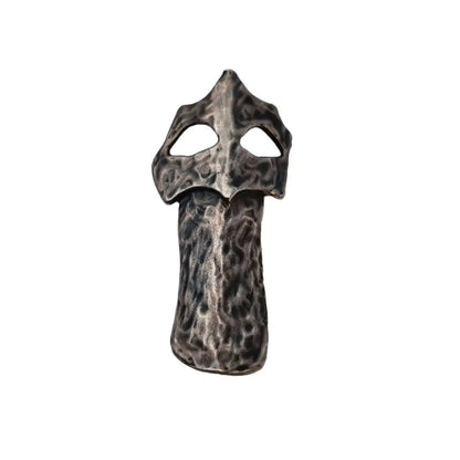 Pasador de plata máscara vintage joyería abstracta pasador