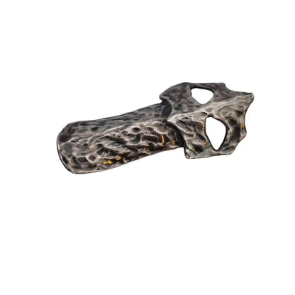 Pasador de plata máscara vintage joyería abstracta pasador