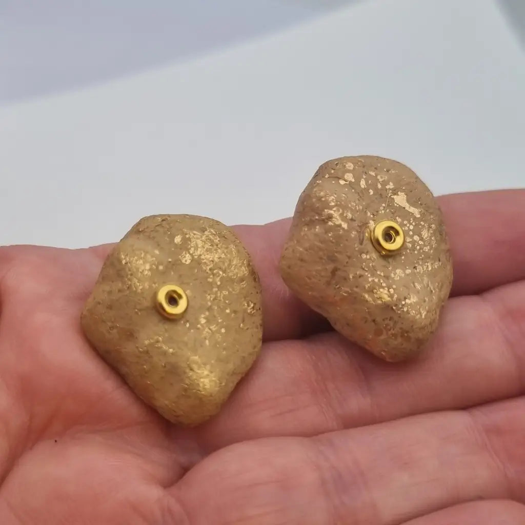 Pendientes de roca nos jewelry para mujer pendientes vintage con clip,