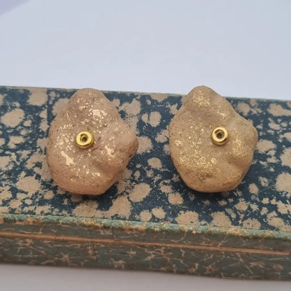 Pendientes de roca nos jewelry para mujer pendientes vintage con clip,
