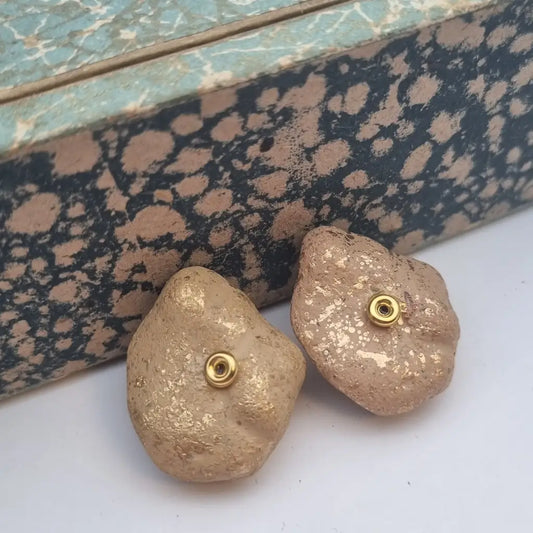 Pendientes de roca NOS Jewelry para mujer pendientes vintage con clip