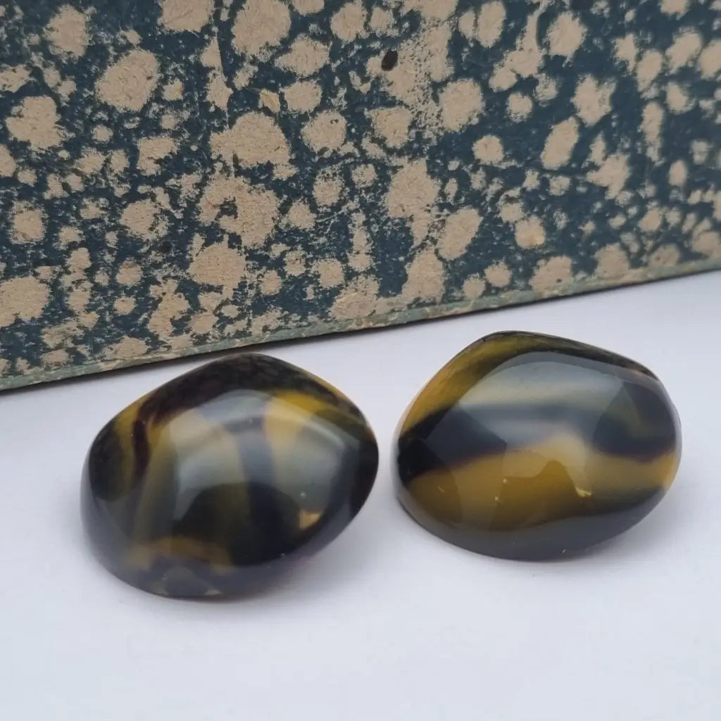 Pendientes vintage nos de plástico redondos grandes los 80,