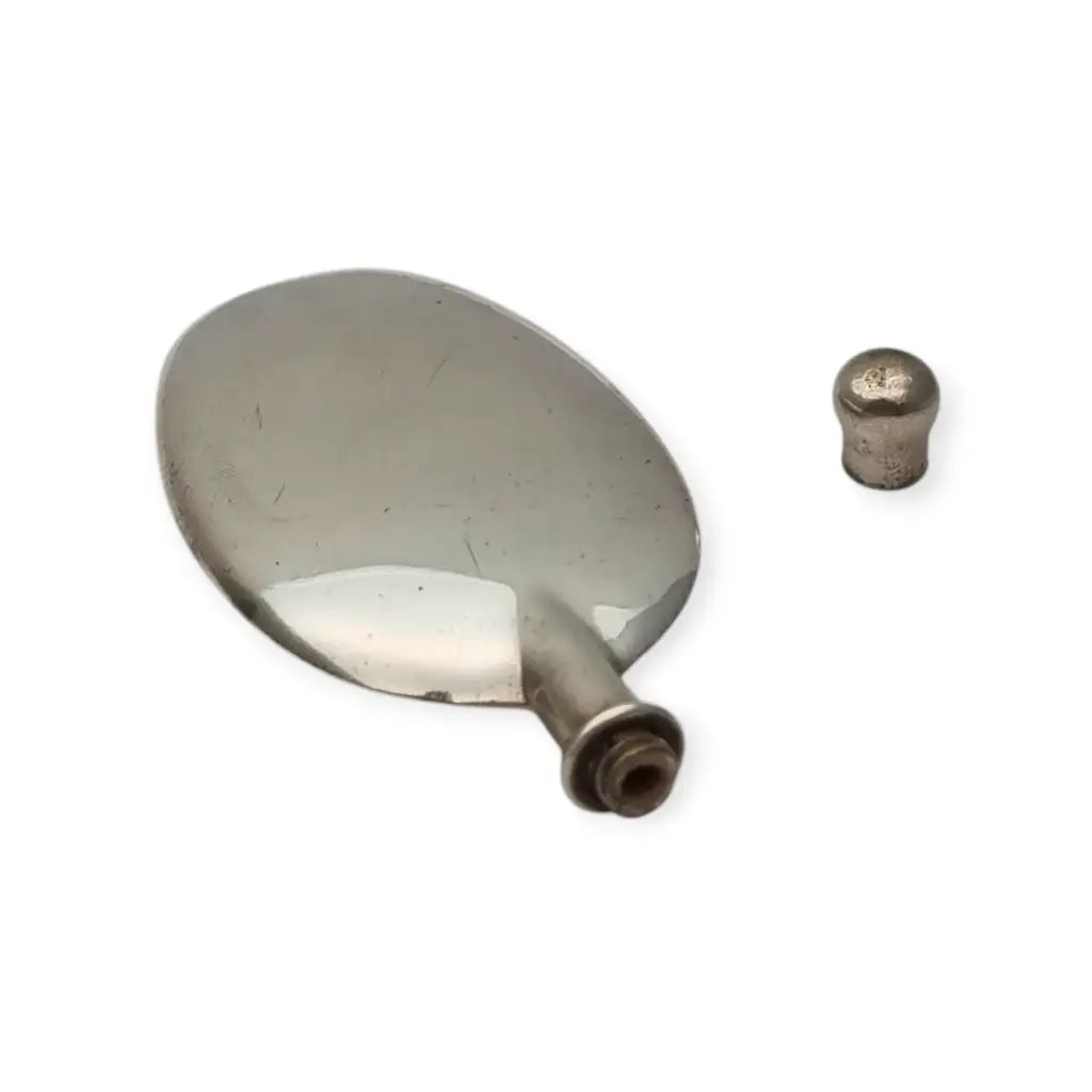 Perfumero colgante de plata antiguo · Frasco perfume joya vintage·