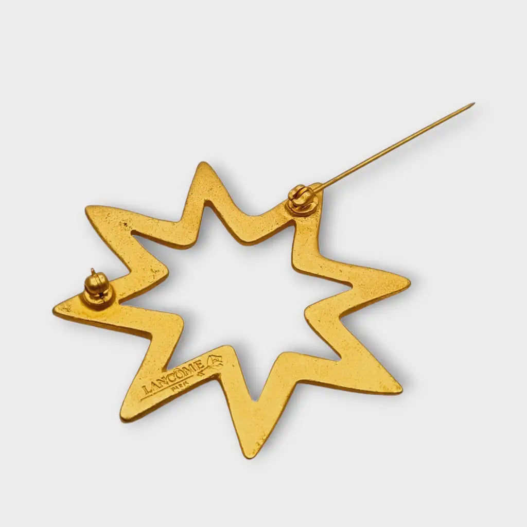 Pin vintage de estrella dorada Lancôme Paris un regalo especial