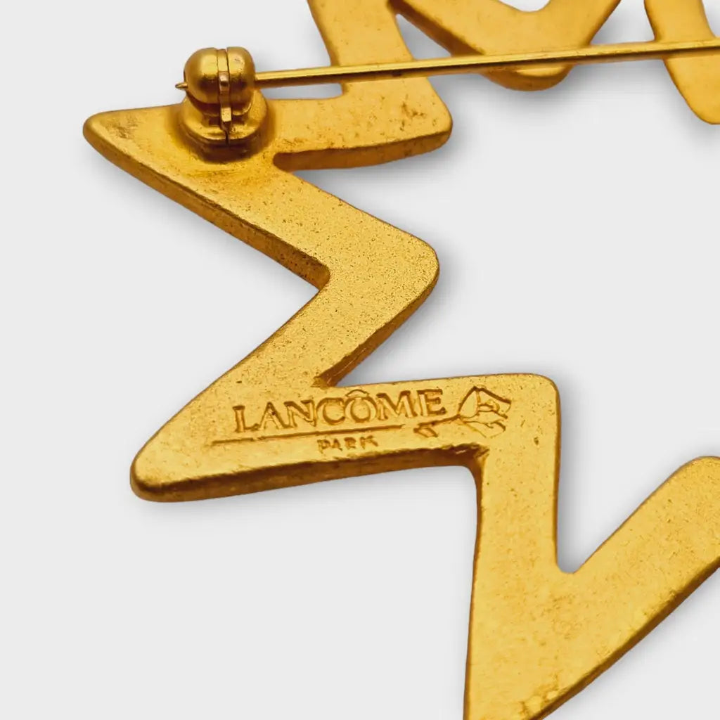 Pin vintage de estrella dorada Lancôme Paris un regalo especial