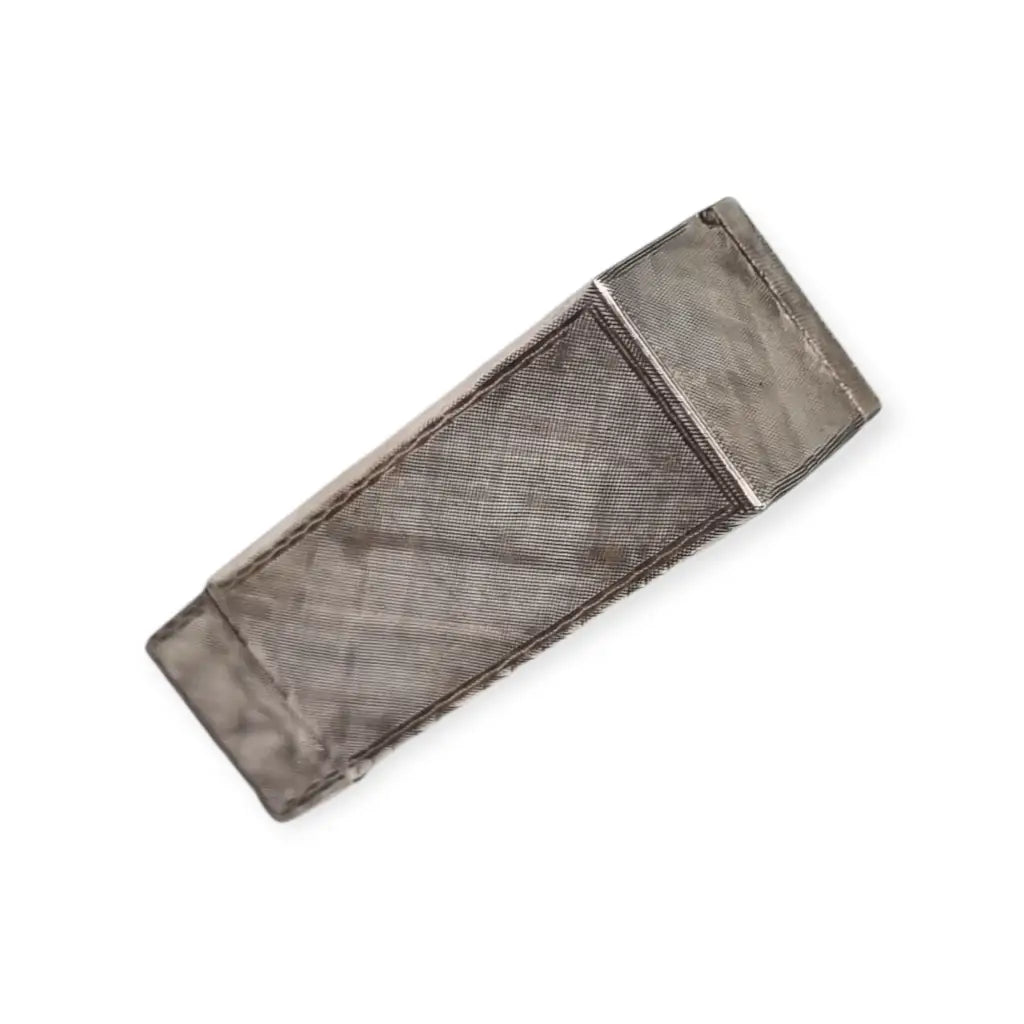 Pintalabios italiano en plata 800 con piedra azul claro diseño grabado Circa