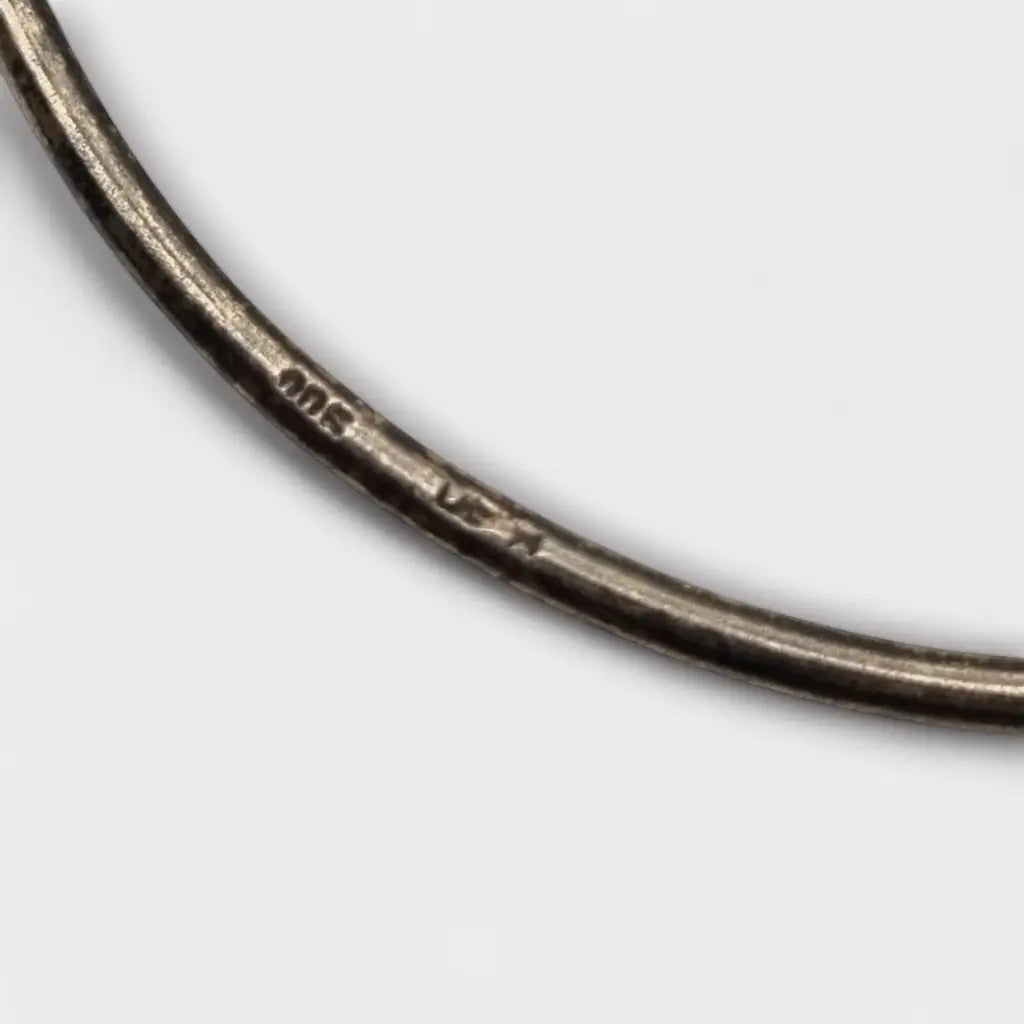 Pulsera de plata 900 con cabezas carnero en los extremos símbolo fuerza