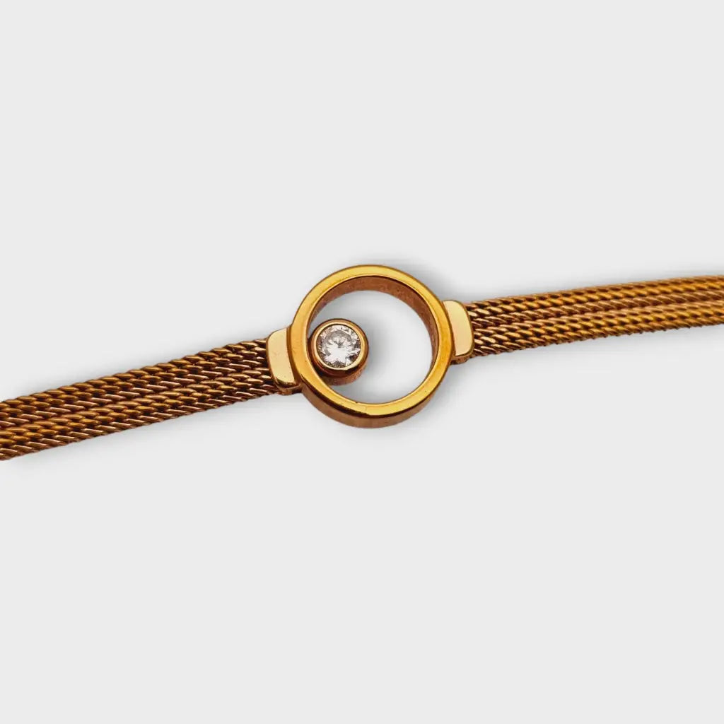 Pulsera Skagen Elin de oro vintage joyería danesa pulsera con detalle