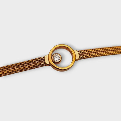 Pulsera Skagen Elin de oro vintage joyería danesa pulsera con detalle