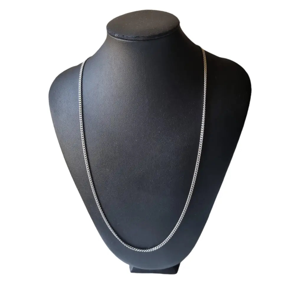 Collar de cadena plata para mujer gargantilla delicada