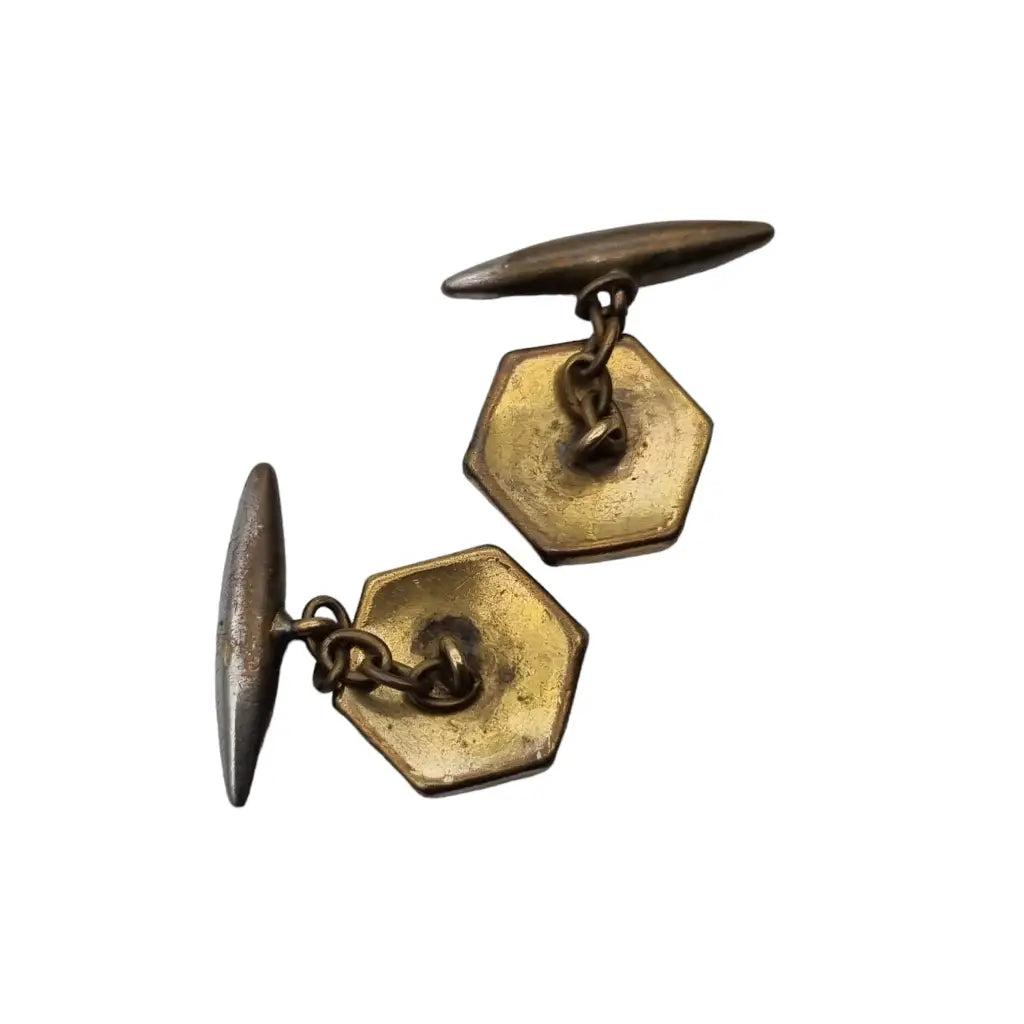 Oro toledano gemelos damasquinados complementos vintage Regalos