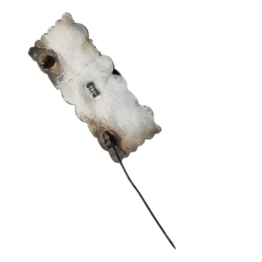 Vintage Made in Mexico broche con cara tallada en obsidiana Plata 925 Azteca